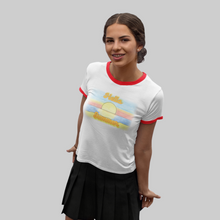 Load image into Gallery viewer, 'Hello Summer' Ringer Tee