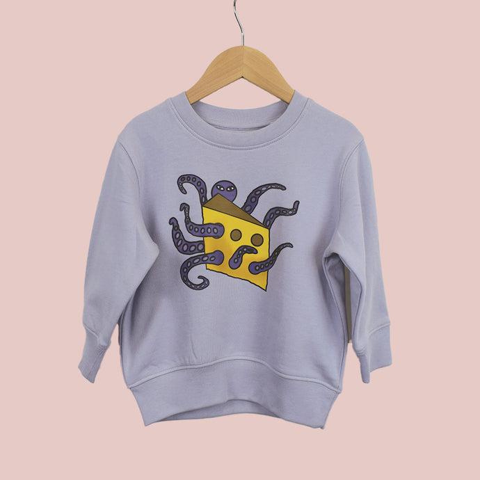 'Cheese Octopus' Kids Sweatshirt