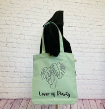 Load image into Gallery viewer, &#39;Lover of Plants&quot; Cotton Shopper/Tote Bag

