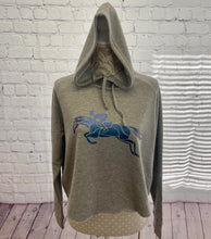 Load image into Gallery viewer, &#39;Equine&#39; Cross Back Cropped Hoodie
