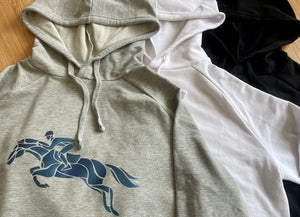 'Equine' Cross Back Cropped Hoodie