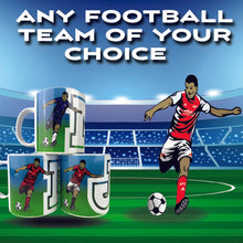 Load image into Gallery viewer, Personalised Football Mug
