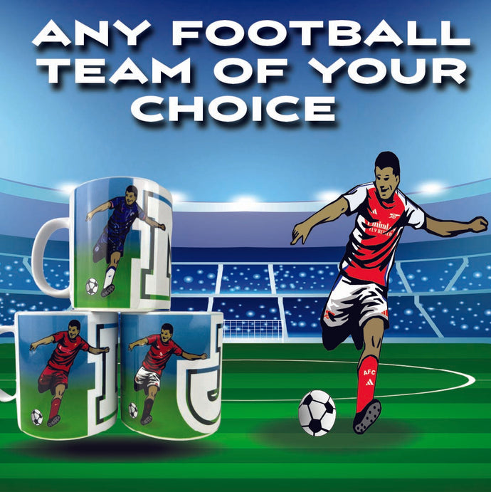 Personalised Football Mug