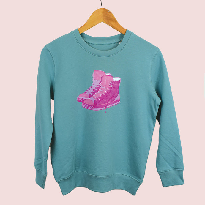 'Pink Shoe' Kids Sweatshirt