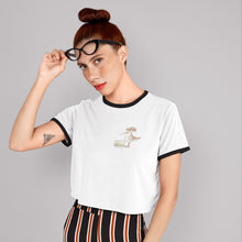 Load image into Gallery viewer, &#39;Seagull &amp; Chips&#39; Ringer Tee
