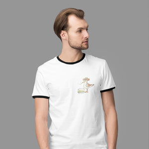 'Seagull & Chips' Ringer Tee