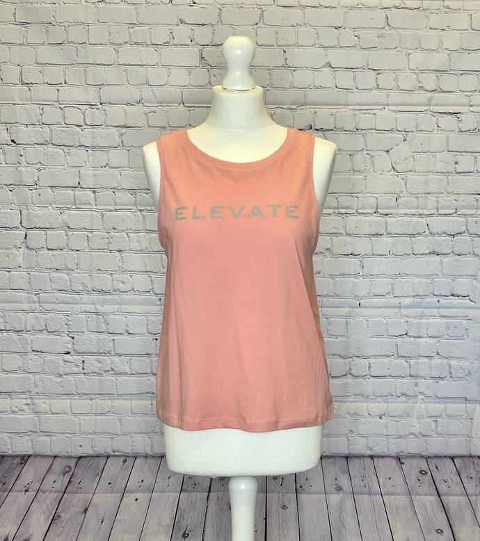 Organic Cotton Cropped Vest - Pink